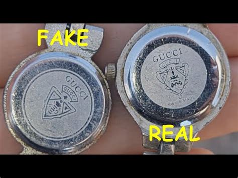 gucci digital watch real vs fake|gucci watches with crest.